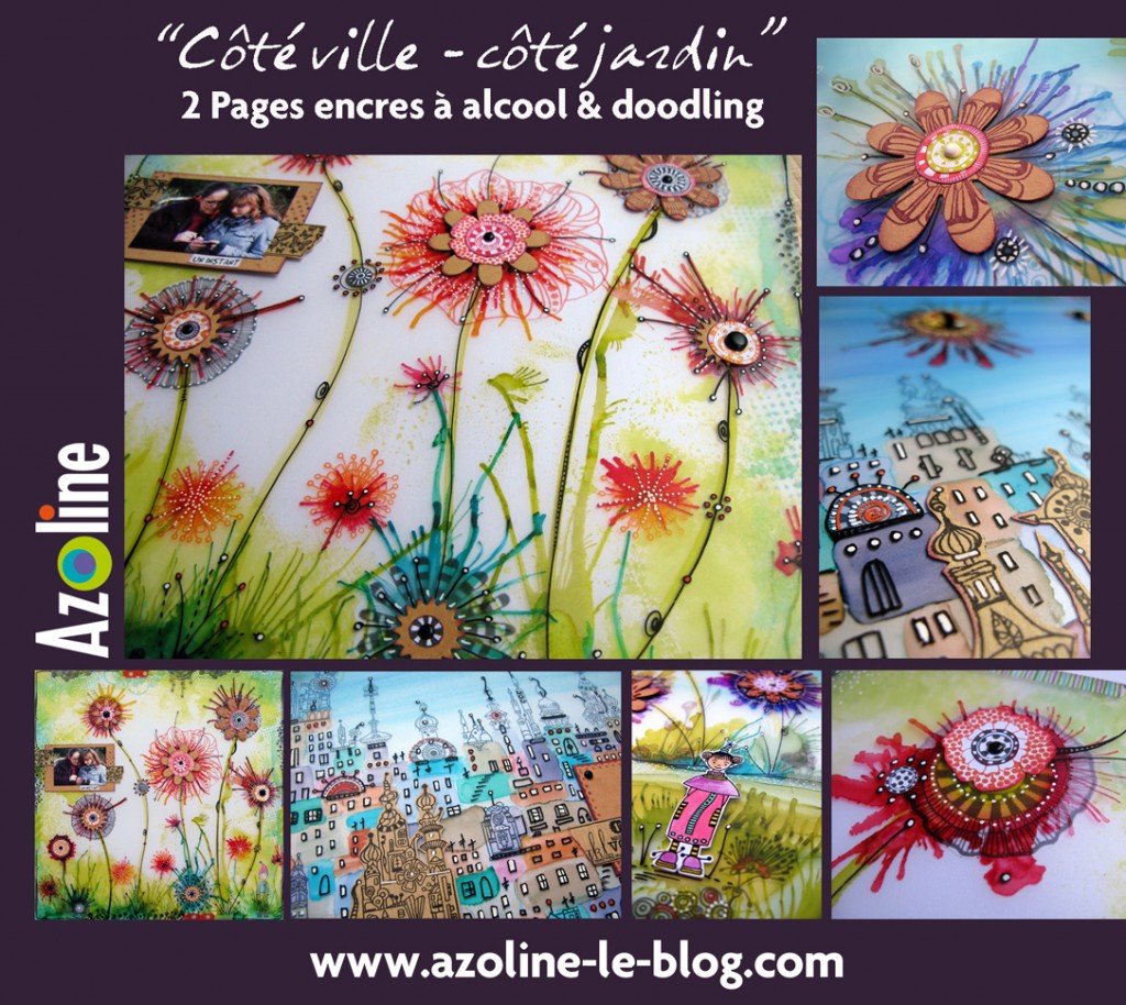 Affichette Page Côté ville-côté jardin BD