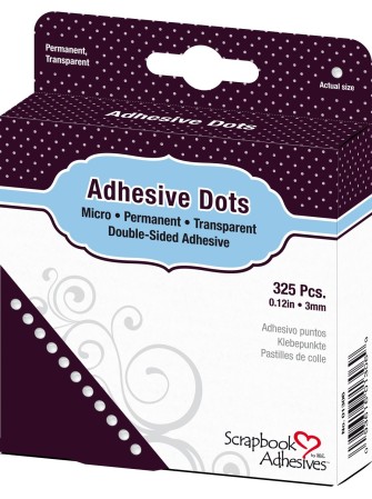 micro adhésive dots 3 mm - Scrapbook Adhésive