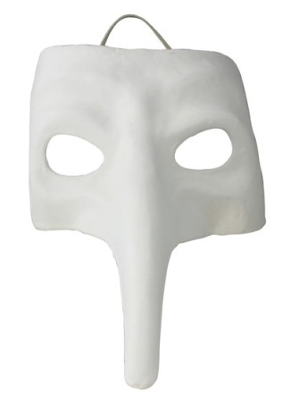 Masque de Venise nez long -...