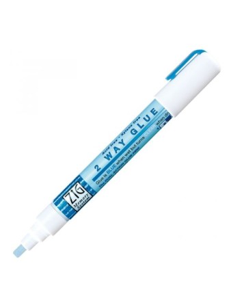 Stylo colle Zig pointe calligraphie 5 mm - 2 way glue