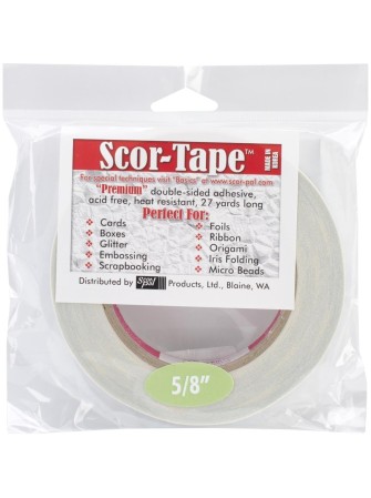 Scor-tape 1.59 cm - double face - 5/8"