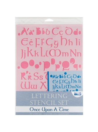 Once upon a time - pochoir lettres - BHS