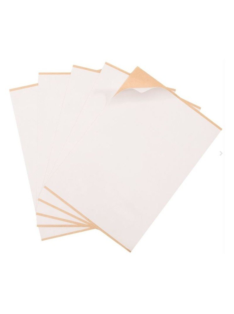 pack de 5 feuilles adhésives double face adhésive A4 - Vaessen