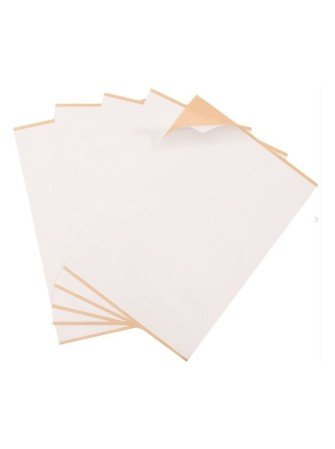 Pack de 5 feuilles adhésives double face adhésive A5 - Vaessen