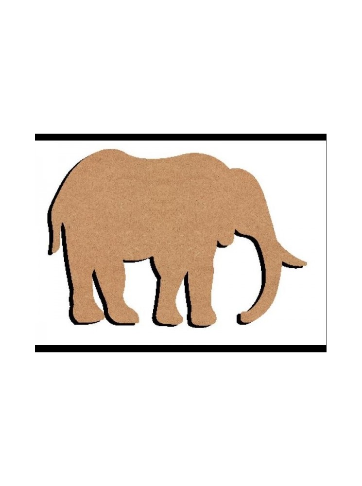 éléphant en bois - Gomille