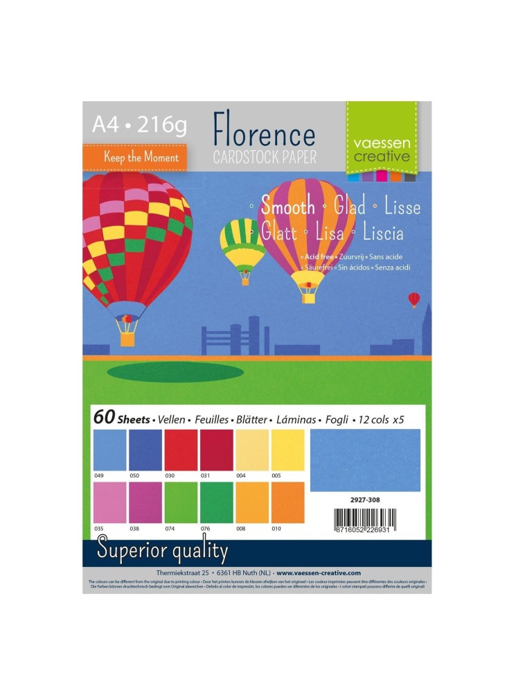 Primary - Pack papiers Florence  lisses A4