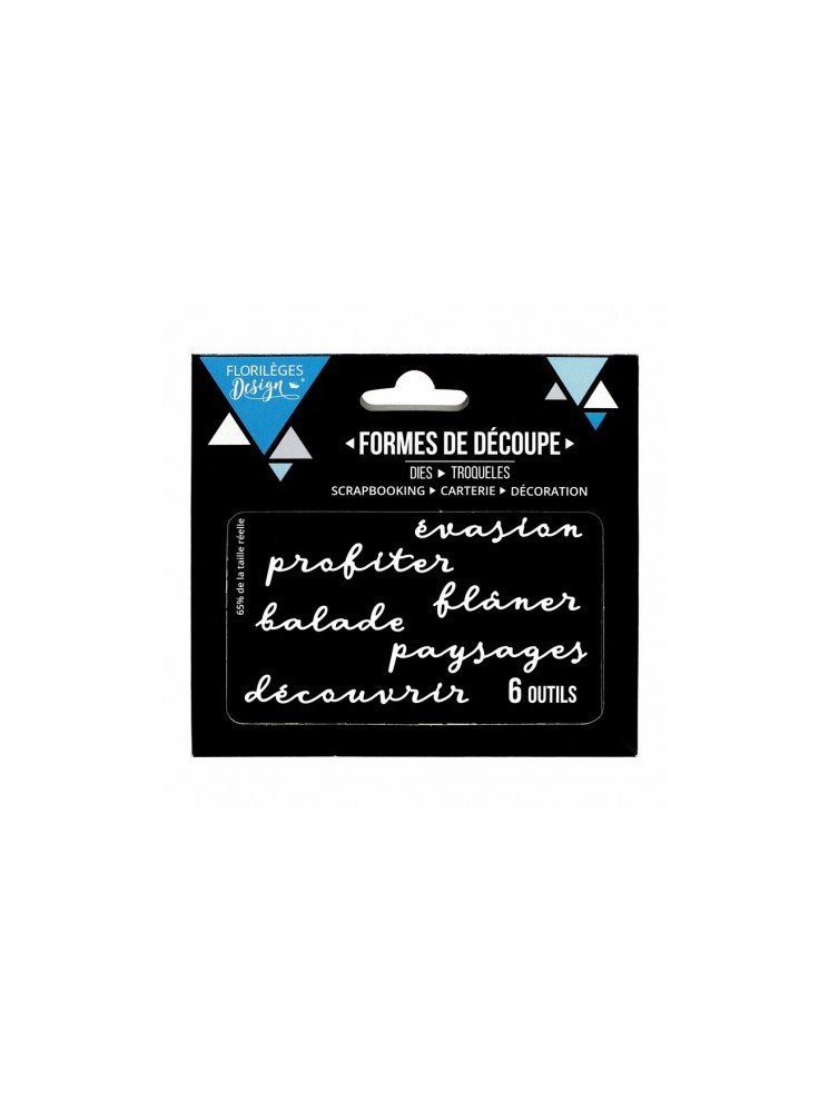 Flâner - dies - matrice de découpe - Florilèges