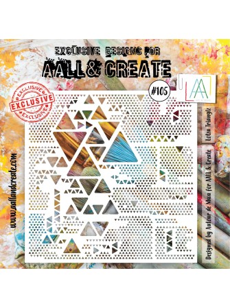 Stencil N°105 - Lotza Triangle - Aall & create