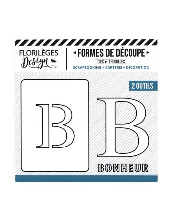 Lettre B - Collection "a la lettre"  - dies -  Florilèges