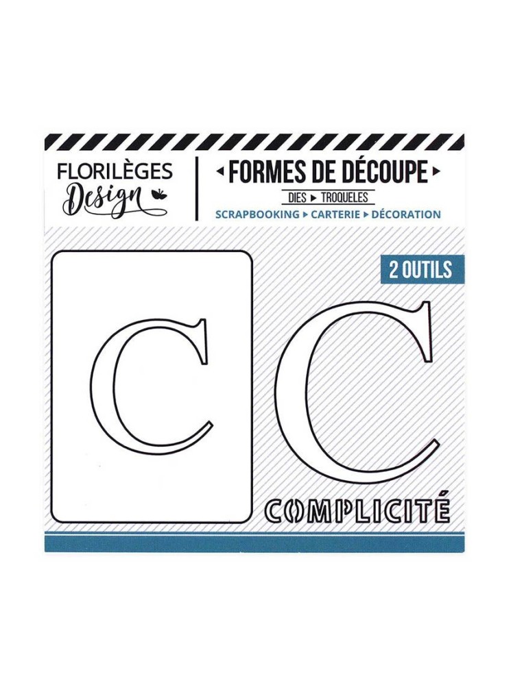 Lettre C - Collection "a la lettre" - dies - Florilèges