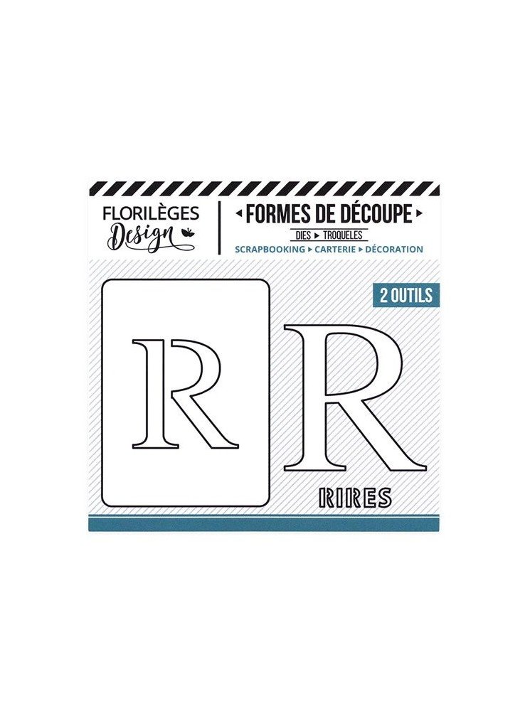 Lettre R - Collection "a la lettre" - dies - Florilèges
