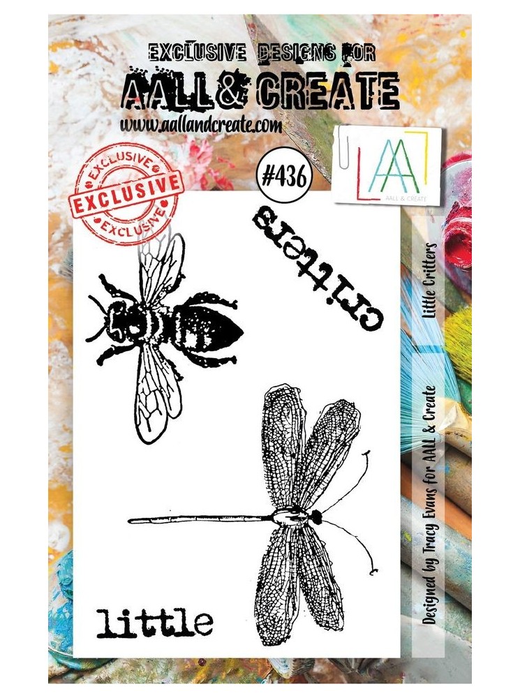 Tampon clear N° 436 - Little Critters - Aall & create