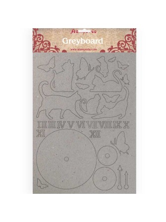 Greyboard  -  Collection Orchids and Cats - Stamperia