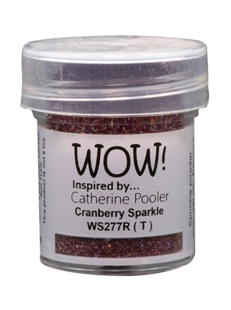 Cranberry Sparkle : poudre embossage wow