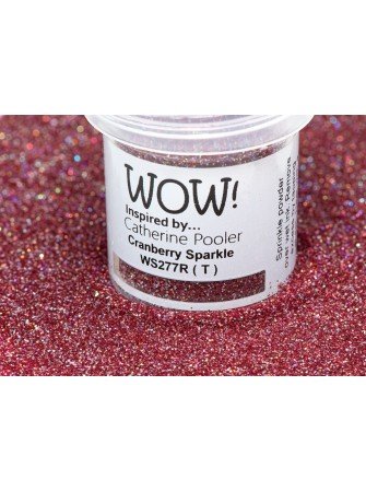 Cranberry Sparkle : poudre embossage wow