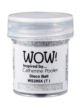 Disco Ball : poudre embossage wow