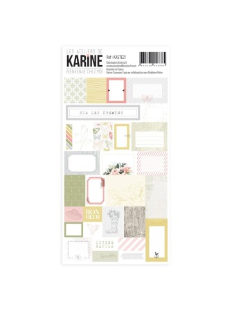 Collection Bienvenue chez moi - stickers - Les Ateliers de Karine