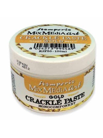 Crackle paste  gold - Stamperia