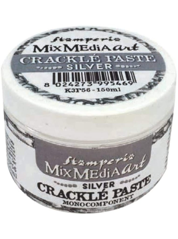 Crackle paste  silver - Stamperia