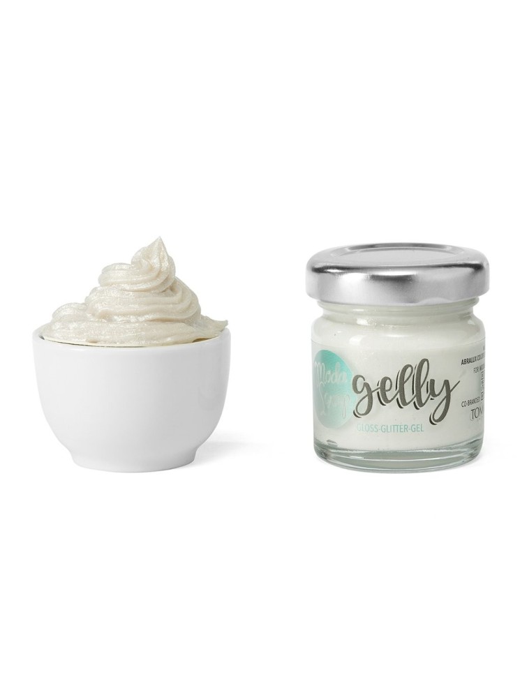 Gelly transparent glitter- pâte de structure - Moda Scrap