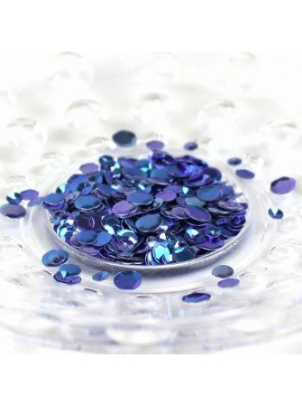 Sparkly Sequins Night Blue - Moda scrap