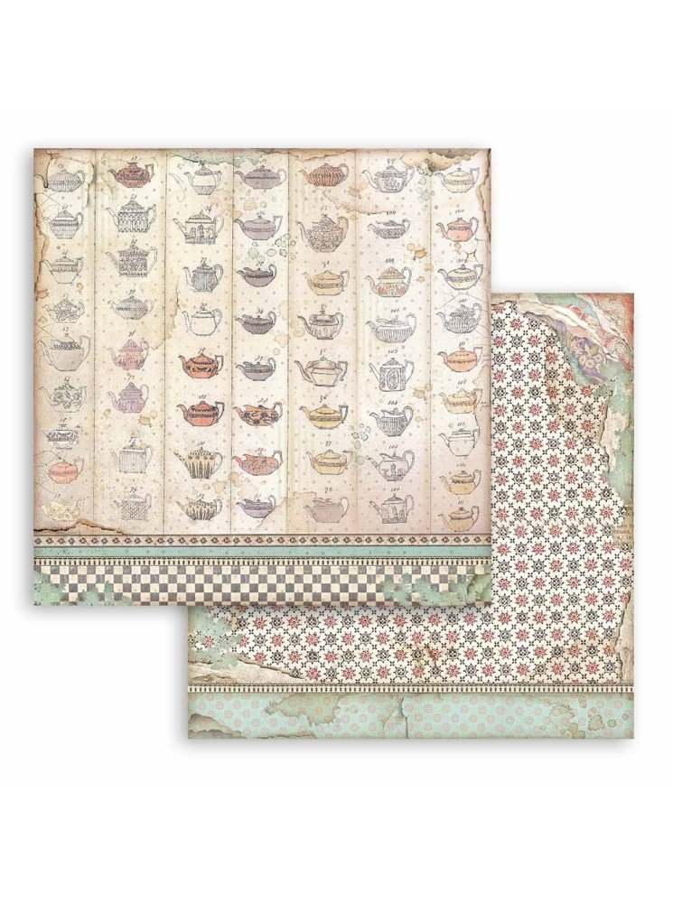 Feuille Tea cup - Collection Alice - Stamperia