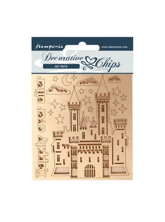 Château - Collection Sleeping Beauty  - Chips decorative - Stamperia