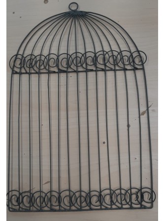 Cage à oiseau en fil métal...