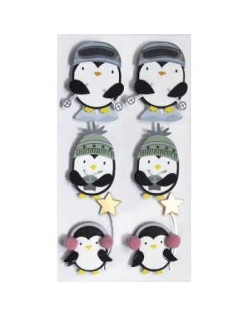Stickers 3D- Pingouins - Artoz