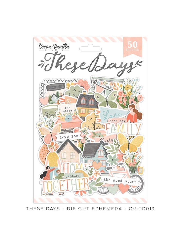 Die cut - Collection "These Days" - Cocoa vanilla