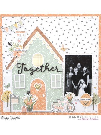 Die cut - Collection "These Days" - Cocoa vanilla