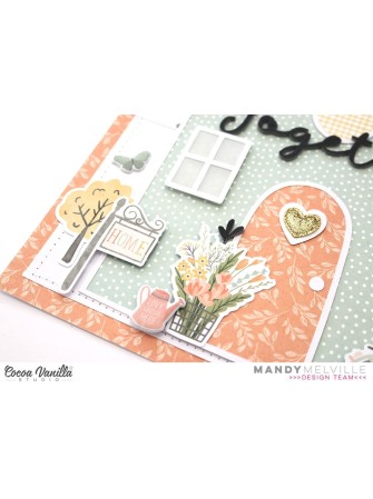 Die cut - Collection "These Days" - Cocoa vanilla