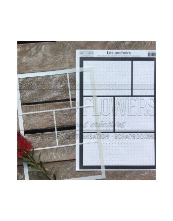 Pochoir - Moodboard - Collection "Couleur Océan" - Chou & Flowers