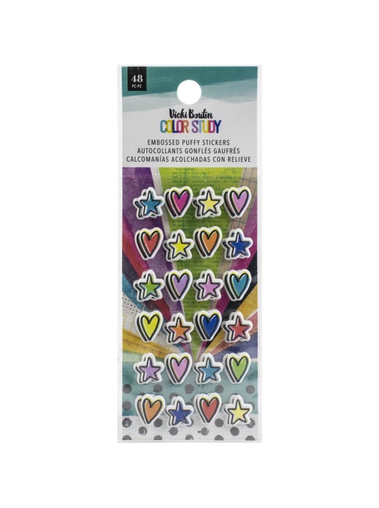 Stickers puffy- collection "Color Study" - Vicki Boutin - American Craft