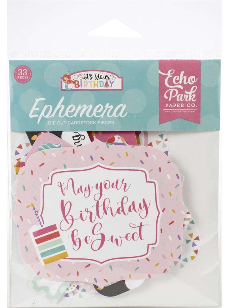 Ephemera - Collection "It's your Birthday girl" - Echo Park