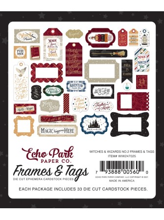 Frames & tags - Collection "Witches & Wizards 2" - Echo Park