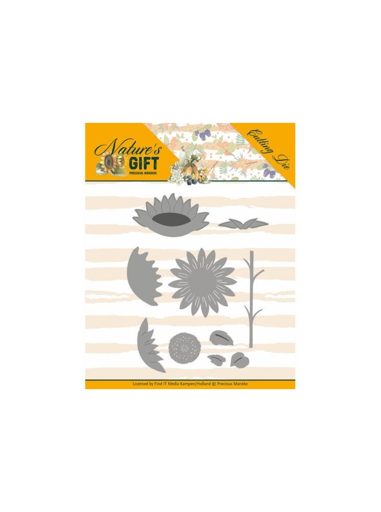Sunflowers - matrice de découpe - dies - collection "Nature's gift"- Find It