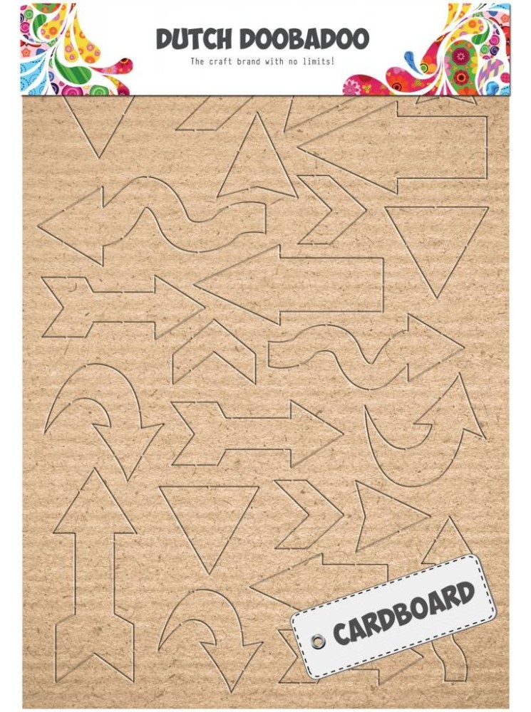 cardboard : flèches - Dutch Doobadoo