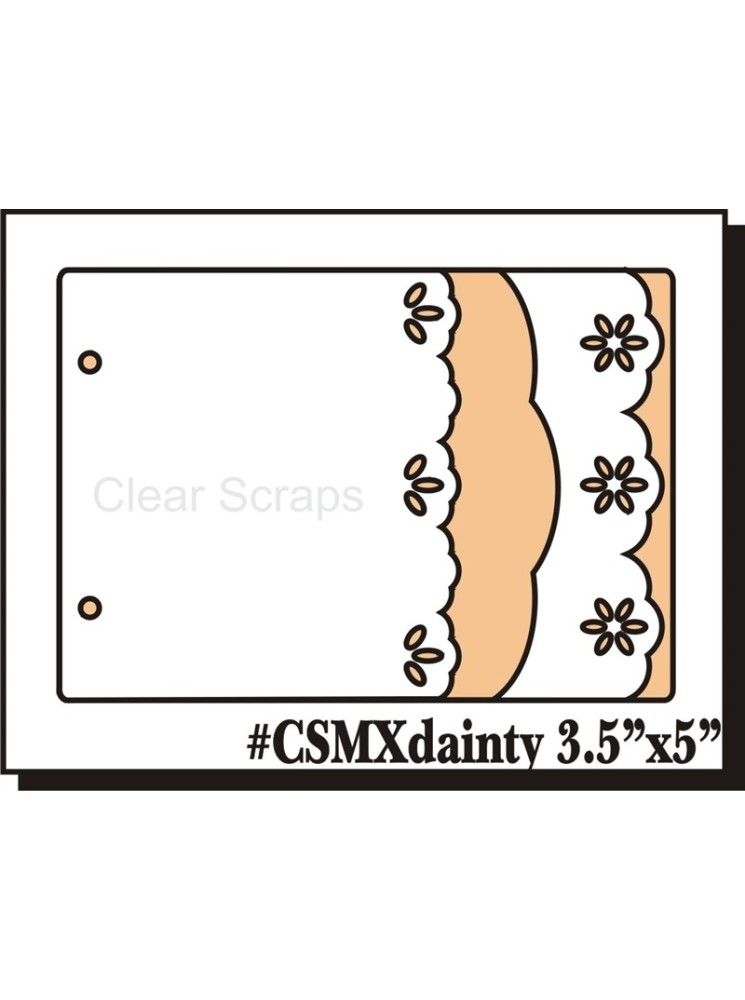 Dainty - Mixable  Album - Clear scrap