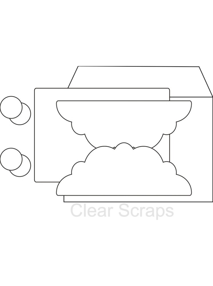 carte plexi transparent - Fancy - Send it - Clear scrap