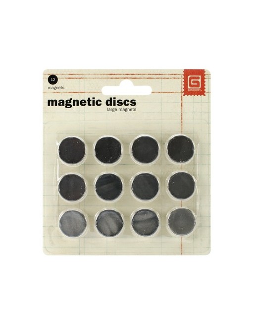 Fermetures magnétiques autocollantes 1.5 cm - Basic Grey