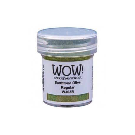 Earthtone Olive regular : poudre embossage wow