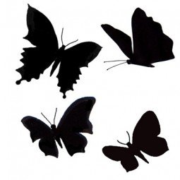 Butterflies - tampon clear...