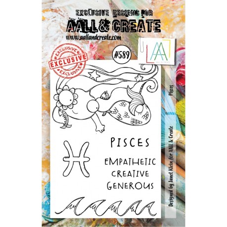 Tampon clear N° 589 - Pisces - Aall & create