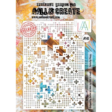 Stencil N°141 : Perfectly Plussy - Aall & create