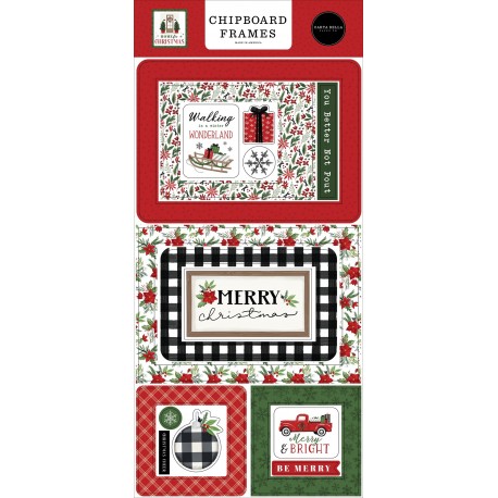 Chipboard frames - Collection "Home for Christmas - Carta Bella