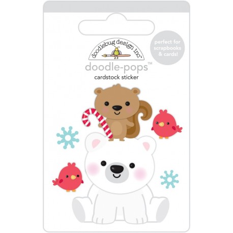 Polar pals - Doodle-pops - Stickers cardstock 3 D - Doodlebug Design Inc