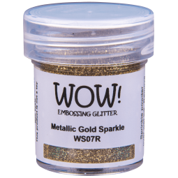 Metallic Gold Sparkle : poudre embossage wow