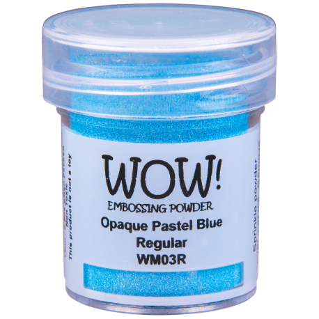 Opaque Pastel Blue : poudre embossage wow Opaque Pastel Blue : poudre embossage wow