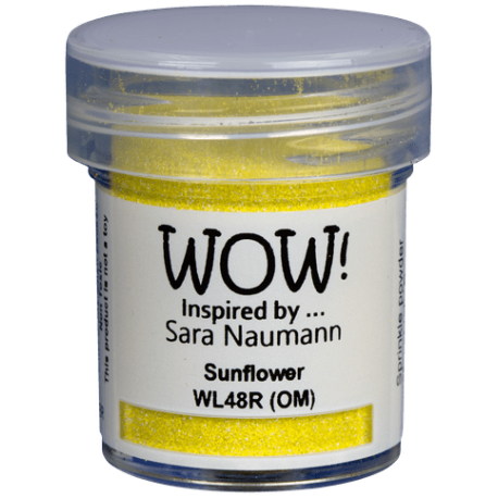 Sunflower : poudre embossage wow Sunflower : poudre embossage wow